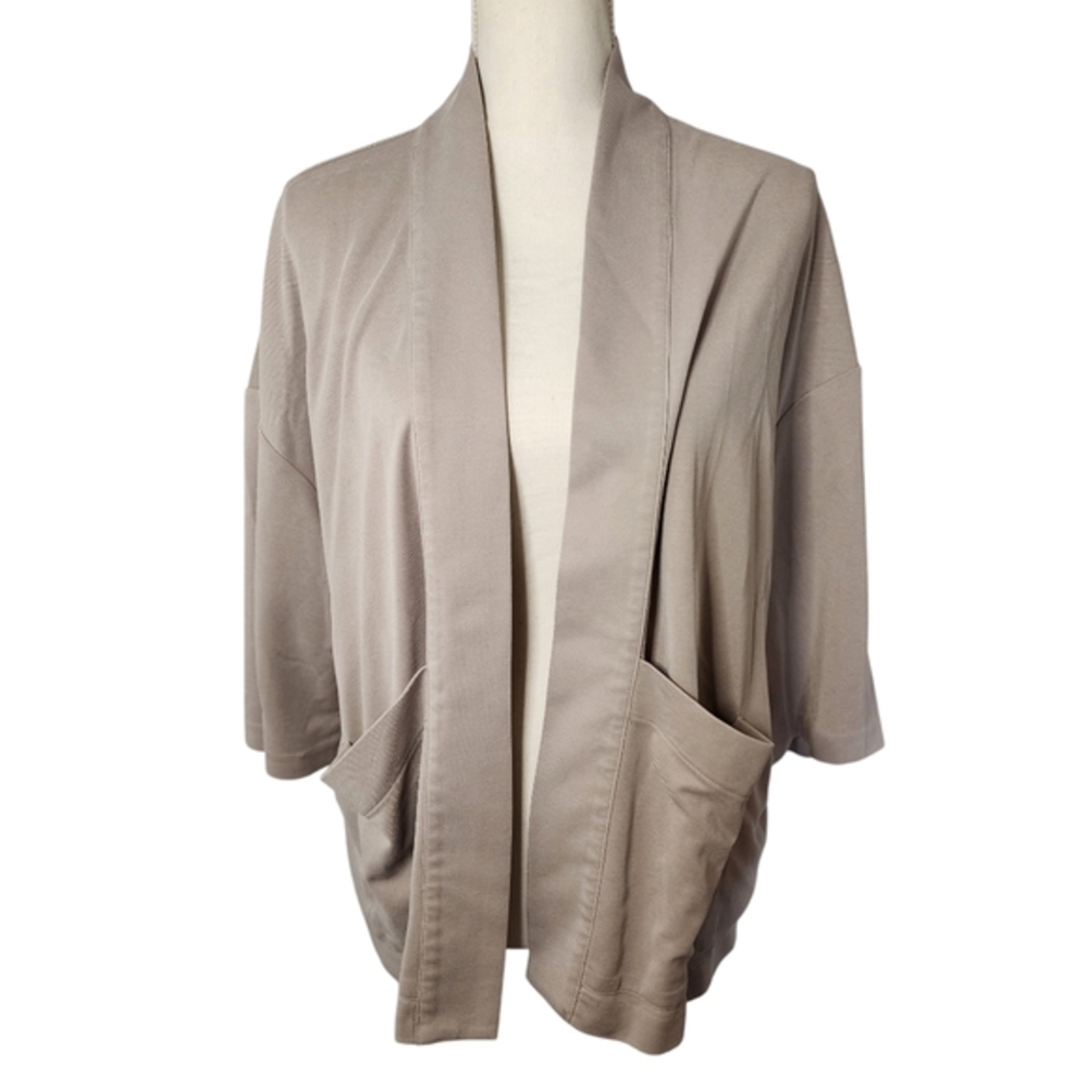 J. Jill Sand Washed Soft Sisal Cardigan Size‎ Medium